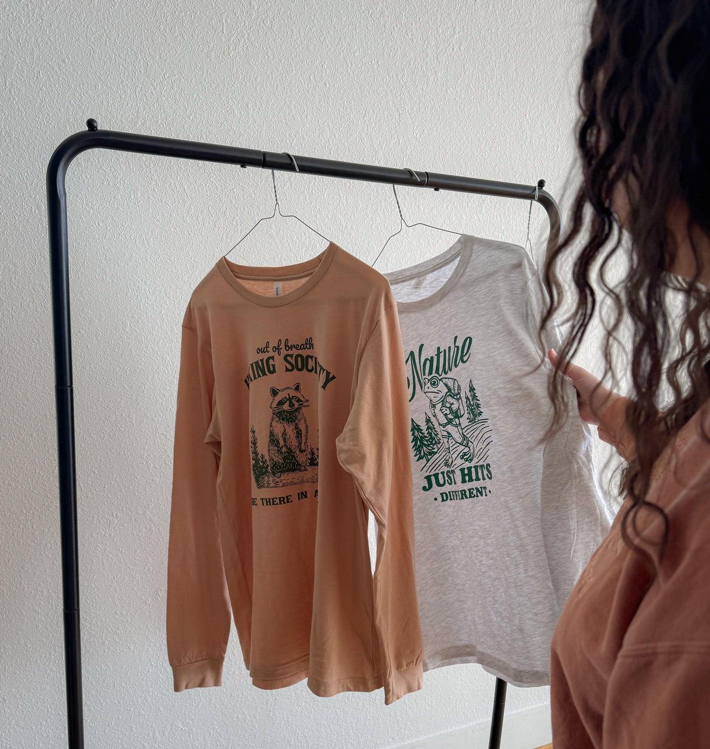 Hiking Frog, Long-Sleeve Tee