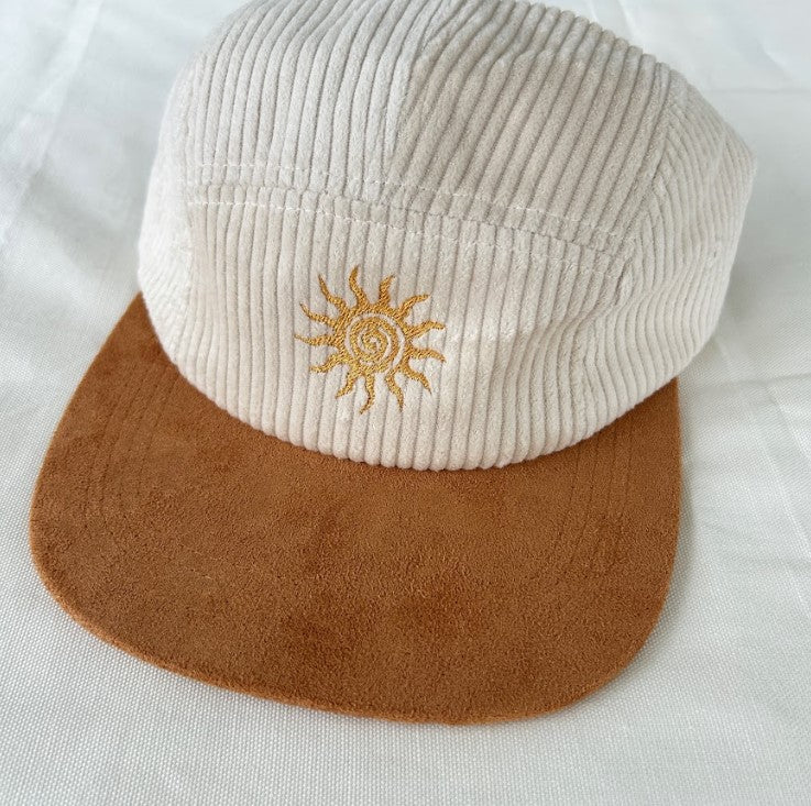 sun custom embroidered corduroy hat